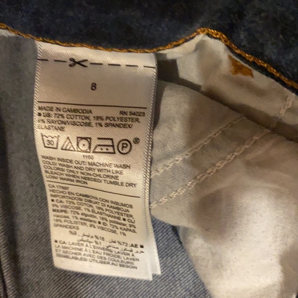 Girls high waisted jeans - Picture 2 of 3